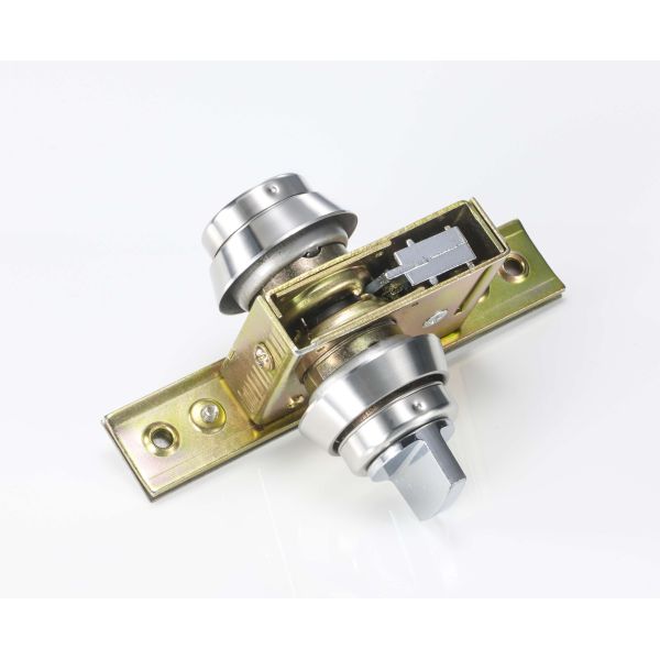 Single Cylinder SUS201 Face Plate Glass Door Lock Aluminum Frame