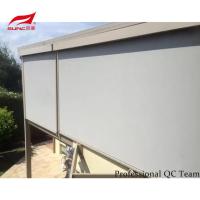 Ombre extérieure motorisée par écran de fenêtre de stores de rouleau d'écran de fermeture éclair imperméable pour le patio
