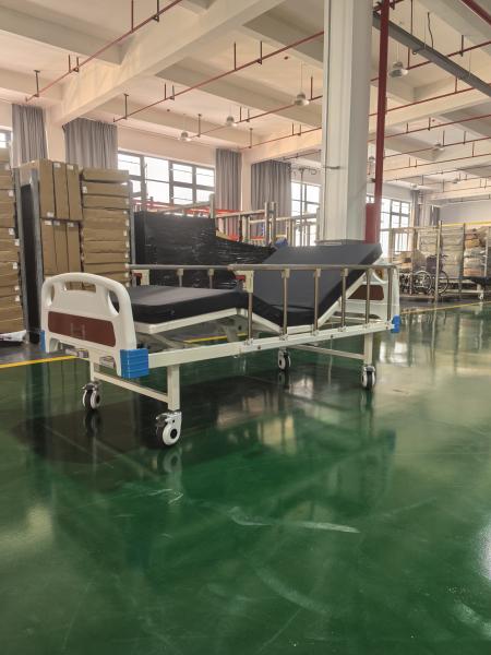 Two Function Manual Hospital Bed with Cold Rolled Steel Frame
