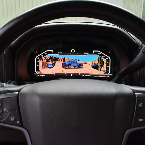 Cluster numérique de voiture Viknav 13 pouces Pour Chevrolet Silverado GMC SIERRA 2014-2018 LCD Speedometer numérique de voiture Panneau de bord Panneau d'instrument Cockpit virtuel