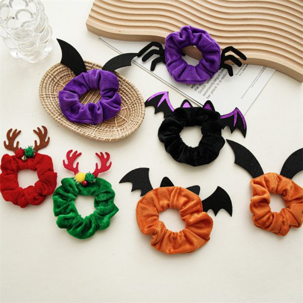 New Antler bat large baby hair bands for Halloween and Christmas girl's hair channelette band headdress accessories