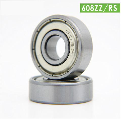Micro GCR15 Copper Cage Deep Groove Ball Bearing 608ZZ Skateboard Bearing