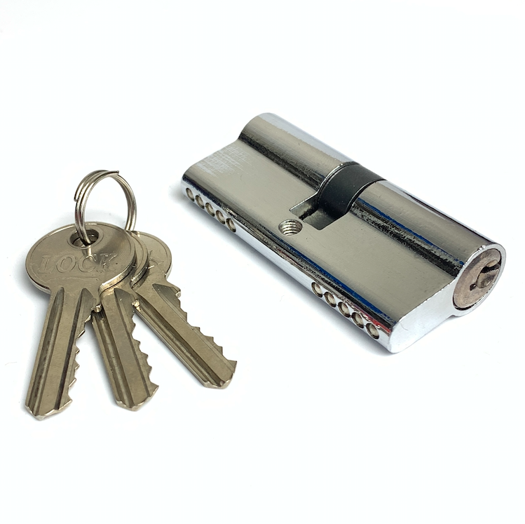 Double Open Iron Cylinder Lock Customized 70mm Door Lock Cylinder