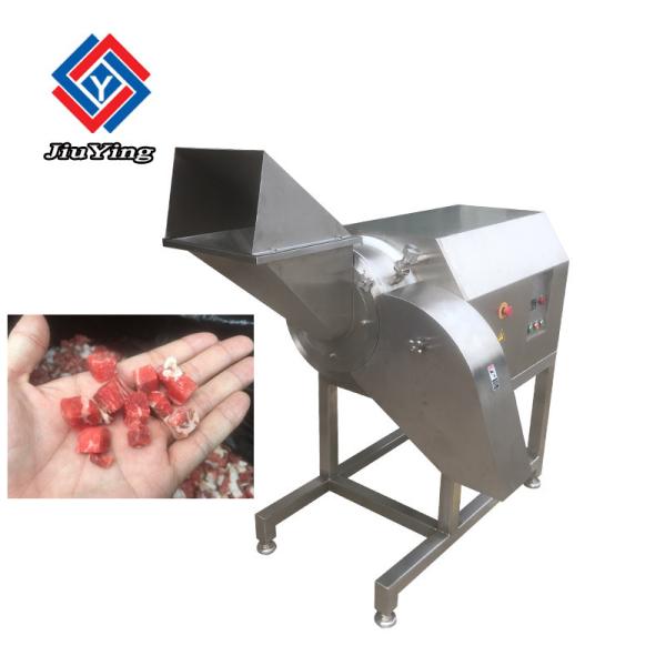 3 máquina de corte em cubos da carne da dimensão 1500KG/H 15mm Forzen
