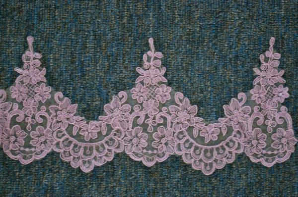 Wholesale Wedding Lace Trimming Embroidery Cord Lace Border with Different Color