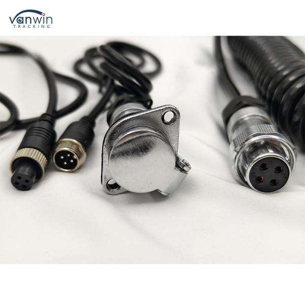 4PIN Sturdy Waterproof Trailer Cable 12V Electronic Wire Camera  CABLE For Truck Bus Tractor Rear View Cameras