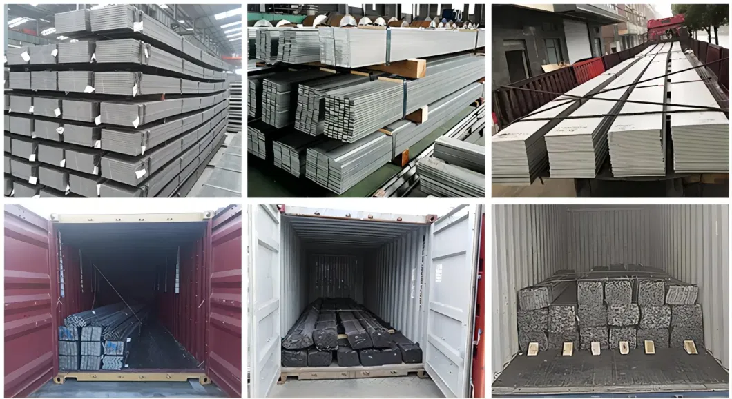 SS 304L Плоская штанга горячекатаная AISI 304L Плоская штанга из нержавеющей стали 80*8*6000мм