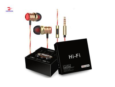 Impedance 16Ω with Metal Mircophone TPE Material Haozhida and ring off  playing  stop and  volume control earphone