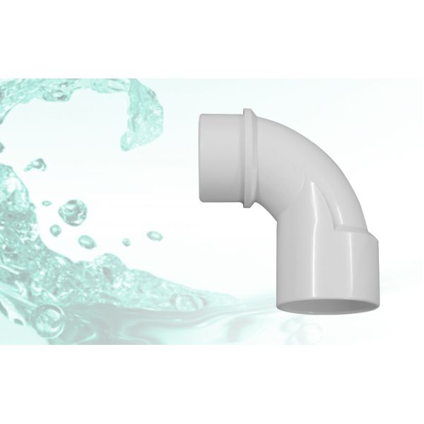 Polished PVC Elbow Fittings 2