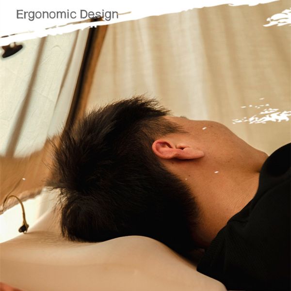 Ergonomic Outdoor Fishing Gear Mattress Self Inflating Sleeping Pad Laminated With TPU