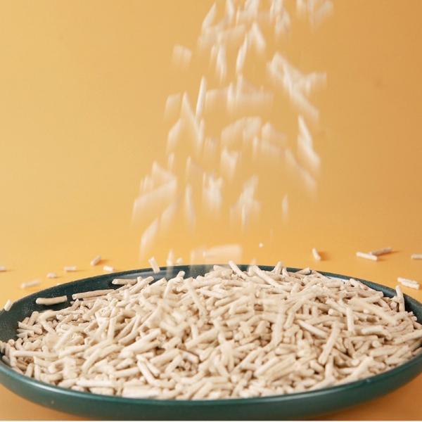Guar Gum Raw Material Tofu Cat Litter Sand In Bulk For Flushable And Highly Absorbent Properties