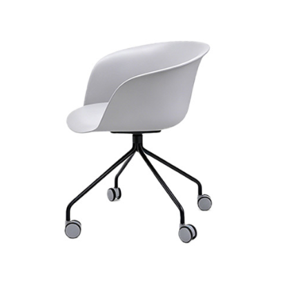 Minimalist PP Swivel Conference Chair Fixed Non Swivel Stability With Rolling Mobility
