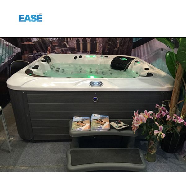 M-770D 5 plazas bañera de hidromasaje cuadrada con 67 chorros y calefacción de 3 kW