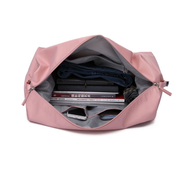 Women ' s Duffel Bags 33 * 50 * 18CM , Pink Color Ladies Sports Bag