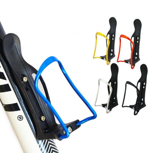 Suporte de garrafa de água de alumínio da cesta da bicicleta da liga que dá um ciclo o suporte traseiro do suporte da montagem da sela