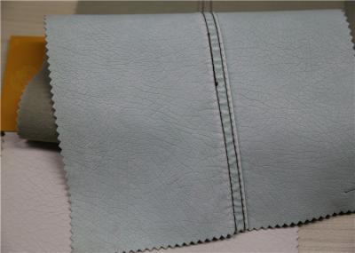 Washed PU Polyurethane Leather , Faux Leather Fabric No Fading For Jacket