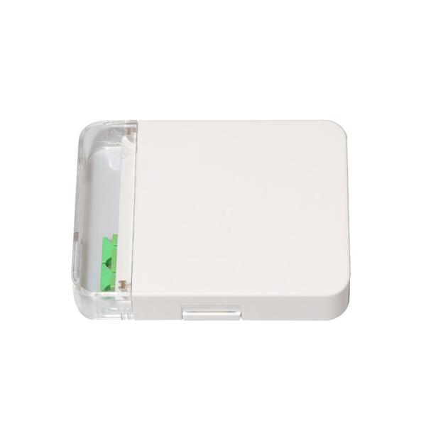 Fiber Optic Faceplate 2 Port FTTH Fiber Optic Wall Mount Termination Box