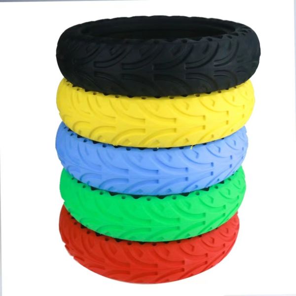 8.5*2 Inch Honeycomb Xiaomi M365 Colorful Rubber Tubeless Scooter Tires
