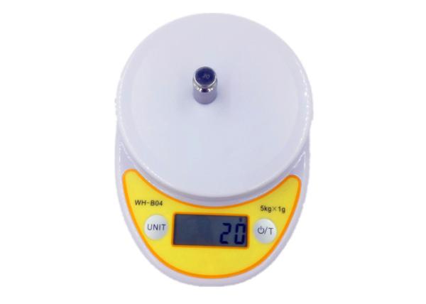 Wide LCD Screen Display Kitchen Weighing Scale For Slim Diet Cooking
