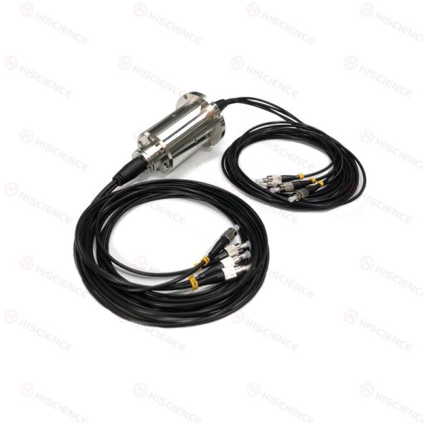 2 - 4 Circuits Optical Slipring  , Single Mode Fiber Optic Rotary Joints