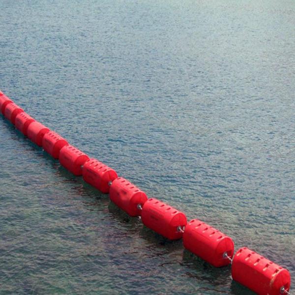 Sistema de barreira flutuante marinha cilíndrica Detritos Via d'água Boia Cochrane Boom