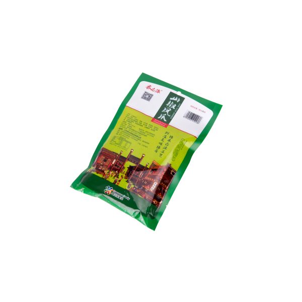 Snack Packaging Custom Printed Stand Up Pouches With Window Heat Seal Bottom