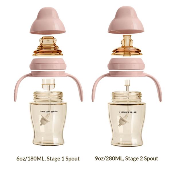 LFGB Certification​ Healthy Double Handle Baby Sippy Cup