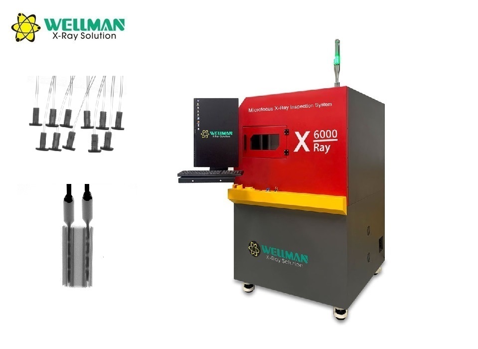 X-ray inspection system for quickly batch electronic defects inspection with 130×130 mm FPD