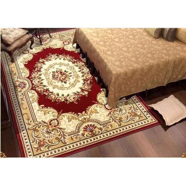 New Chinese style flower polypropylene wilton area rug