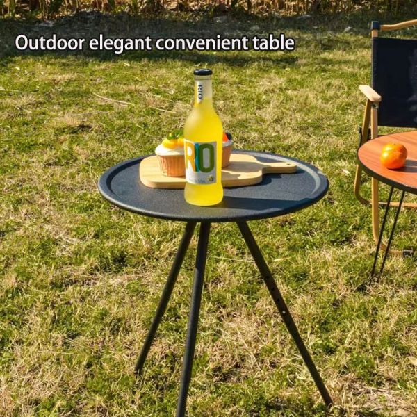Camping Table Portable Folding Tripod Table for Outdoor Party Dinner Hiking Picnic BBQ