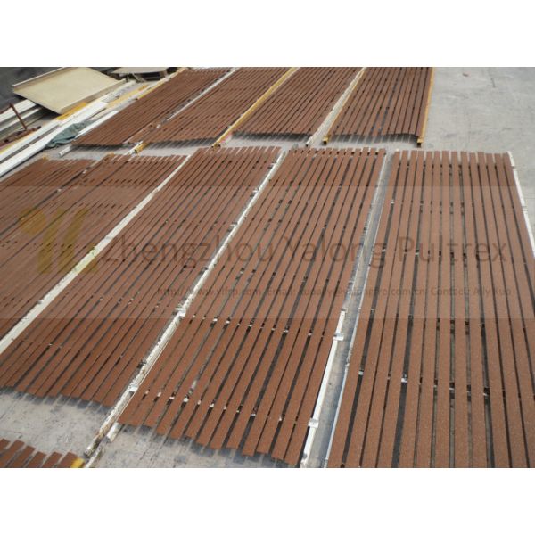 Cutting Processing Service 50mm 90mm 100mm Wide Antislip FRP Fiberglass Decking Strip