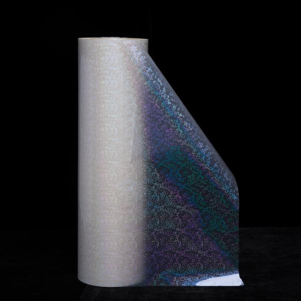 Love Heart Transparent Holographic Thermal Lamination Film BOPP Material Heat Lamination Film for Packaging