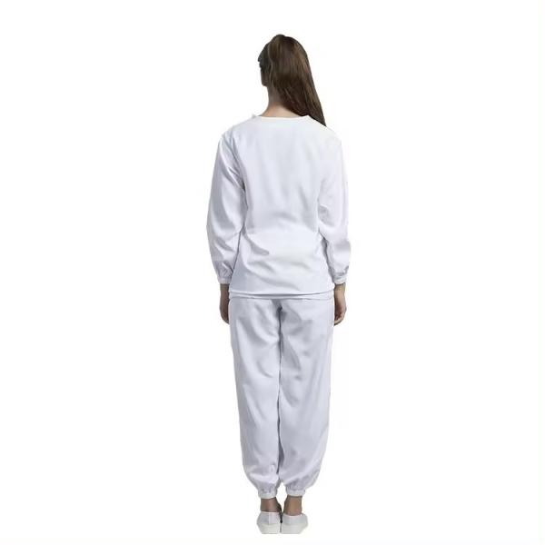 H-1111 Reusable ESD Coverall Blue Autoclave Underwear Static Dissipative for Semiconductor Class 100