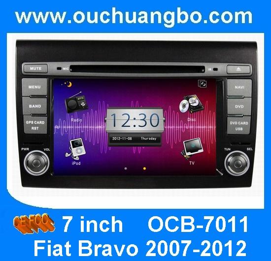 Ouchuangbo car autoradio navi for Fiat Bravo with TV Receiver iPod Aux telephone book Navigator radio OCB-7011