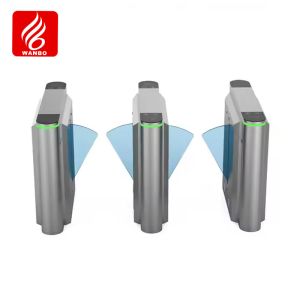Station Revolving Entrance And Exit Management Turnstile Flap Wing Door Revolving Automatic Fence Wing Gate