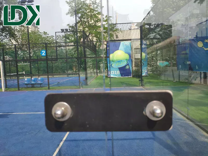 Lighting System Panoramic Paddle Tennis Court Paddle Ball Court With Custom Ceiling