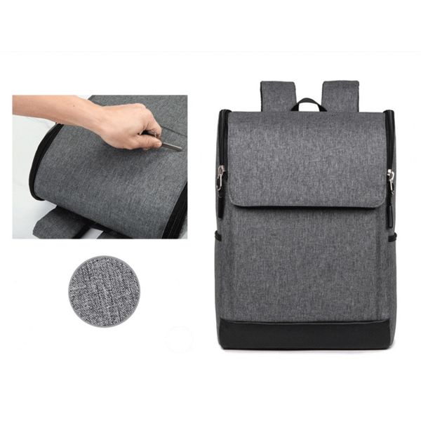 Backpack men's computer backpack fashion Korean tide high school students USB bag
