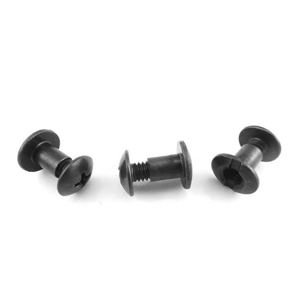 Custom 1/4 3/8 1/2 Óxido Negro Homem Mulher parafusos de Chicago para IWB Kydex Coleção de Couro