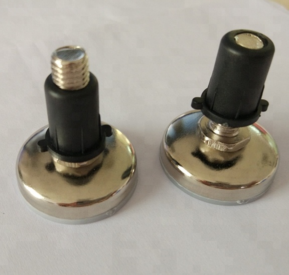 Furniture Cabinet Accessories Metal Adjustable Screw Threaded Glide Leveling Feet