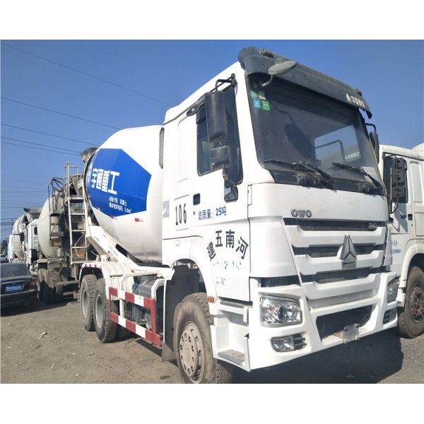 Secondhand Mixer Truck 16500Kg Used Concrete Mixer Truck With 9.726L Engine