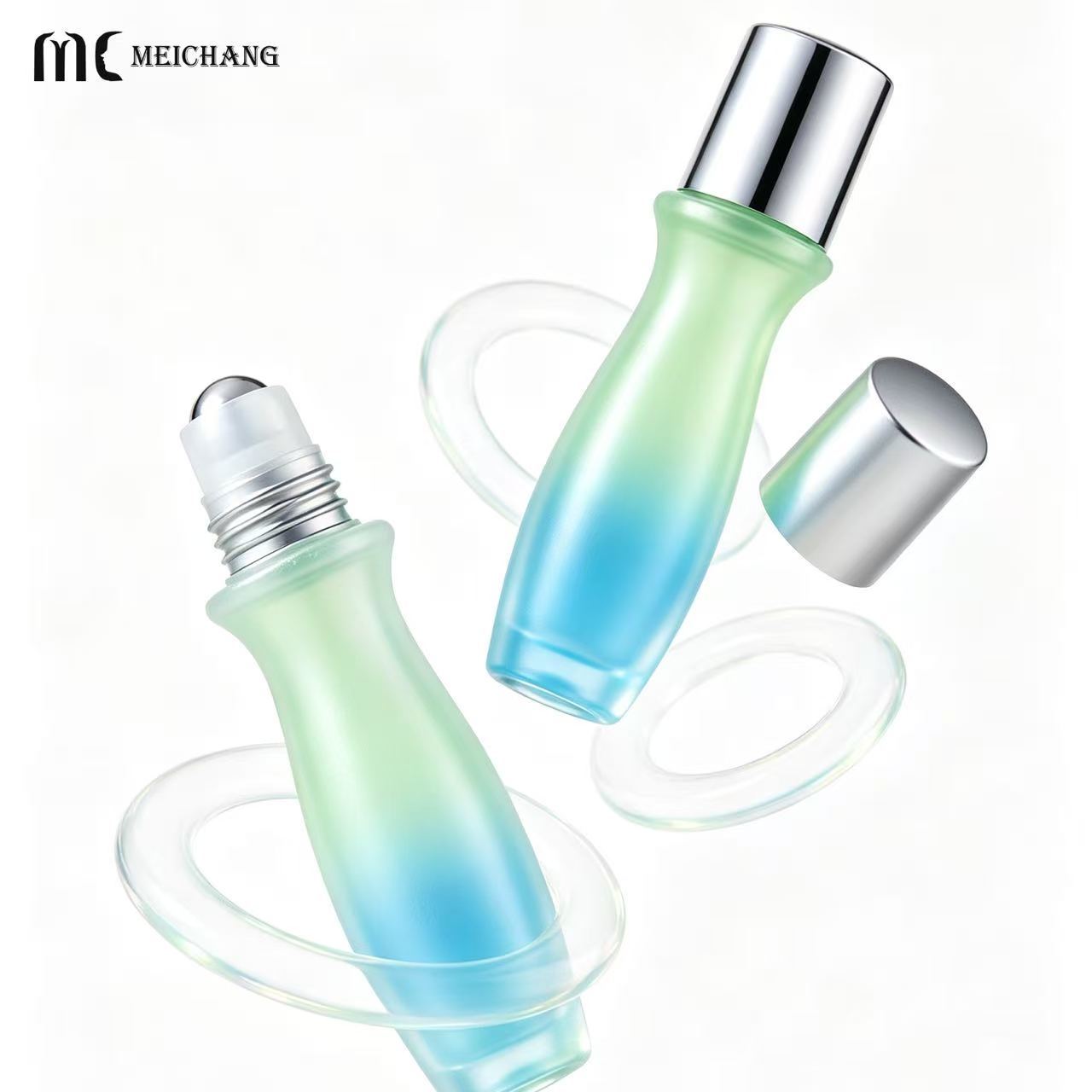 10ml / 15ml PETG Roll-On Bottle for Essential Oil & Personal Care Packaging (MC-1901)
