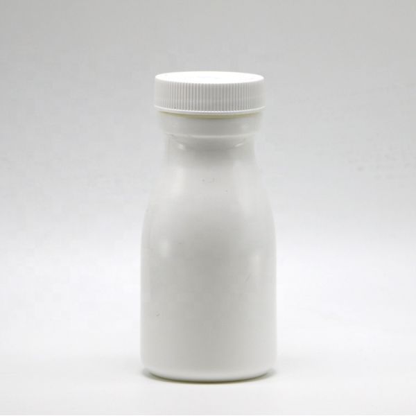 120mL Bowling Shape HDPE Plastic Bottle for Pill Storage Medicine Solid Tablet Capsule