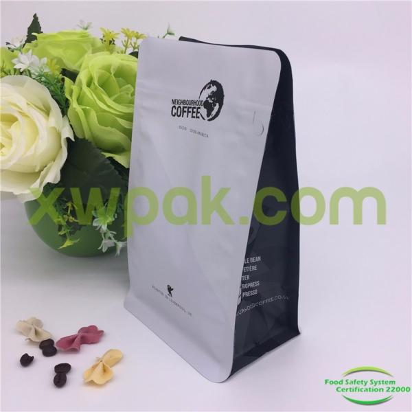 Coffee Flat Bottom Bag Food Packaging Printing Bag With Zipper 49 X 32 X 27cm
