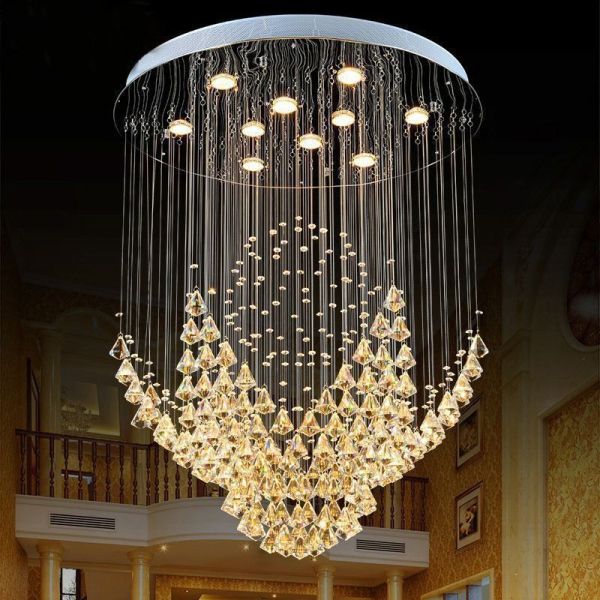 Modern Decoration Chandelier Light Luxury Crystal Hanging Led Pendant Lighting for Home