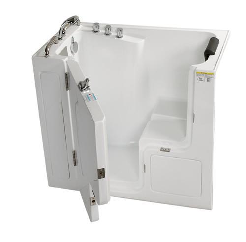 Stainless Steel Frame Walk In Bath And Shower / Portable Walk In Tub 300W Blower Pump