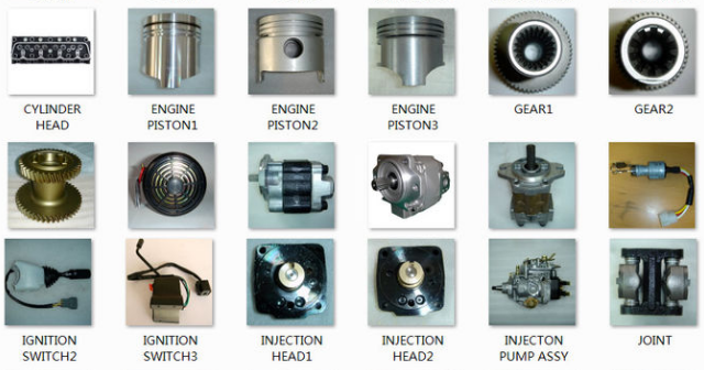 Piston Hydraulic Lift Ram Cylinder Forklift Spare Parts