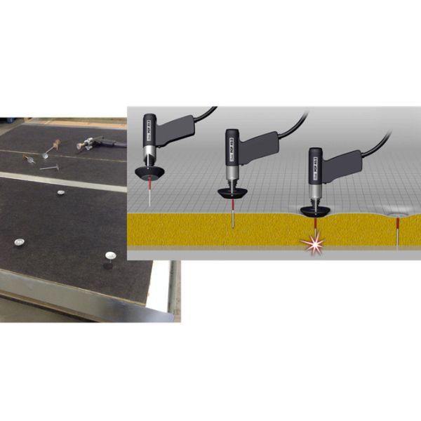 M1.8x50 гальванизировало стальную изоляцию воздуховода прикалывает прикрепляя изоляцию к стальной поверхности