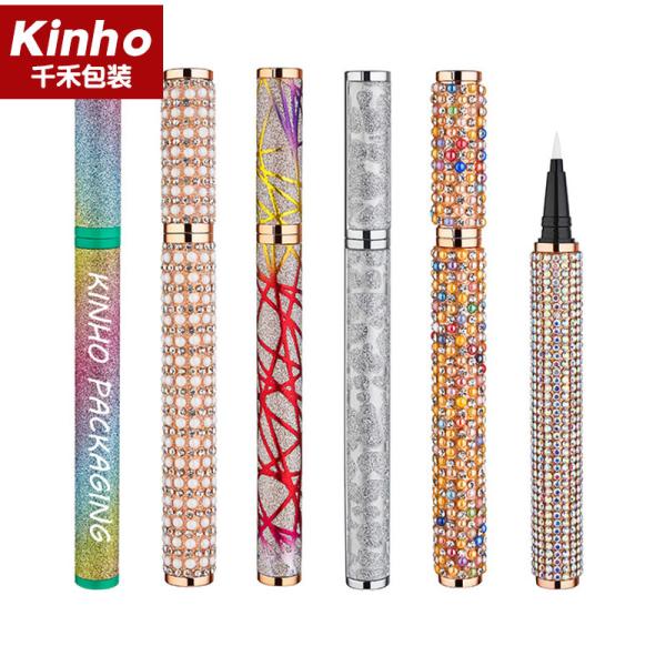 Magic Self-adhesive Eyeliner Pen UV Coating ABS Empty Eyeliner Pencils Single Head Mascara Empty Container