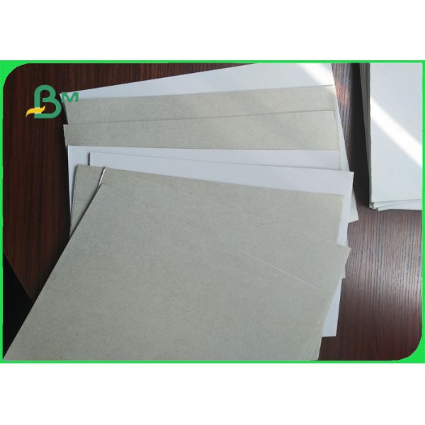 Recycled Duplex Board One Side Coated , Carton Board Paper Sheets Mixed Pulp Material