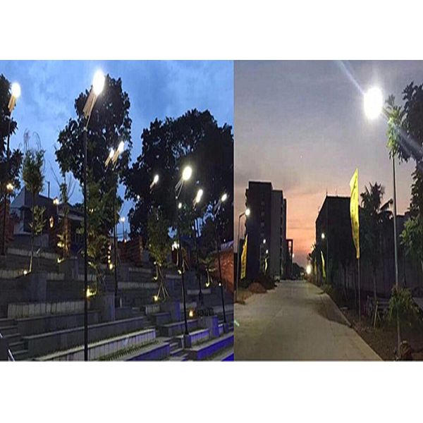 luz de rua solar do diodo emissor de luz 30W com a bateria inerente com parque de estacionamento do sensor